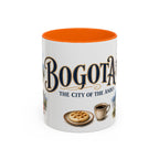 Bogota Coffee Mug | Colombia Travel Souvenir | Vintage Illustrated City Gift | 11 oz 15 oz Accent Mug