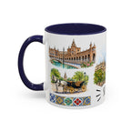 Seville Illustrated Travel Mug | City Souvenir Accent Coffee Mug | 11oz 15oz Ceramic Cup
