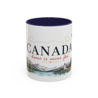 Canada Home Country Mug | Moving Away Gift | Long Distance Friendship | 11 oz 15 oz Accent Mug