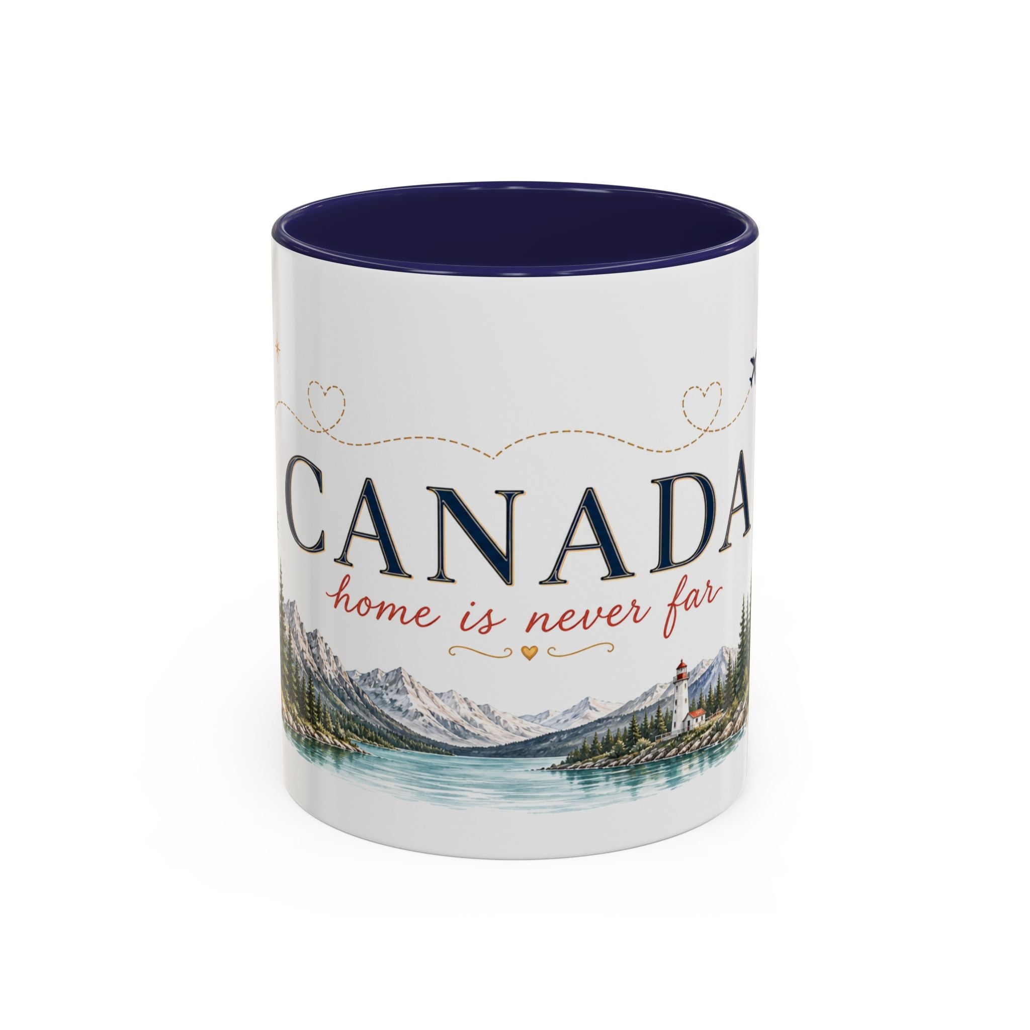 Canada Home Country Mug | Moving Away Gift | Long Distance Friendship | 11 oz 15 oz Accent Mug