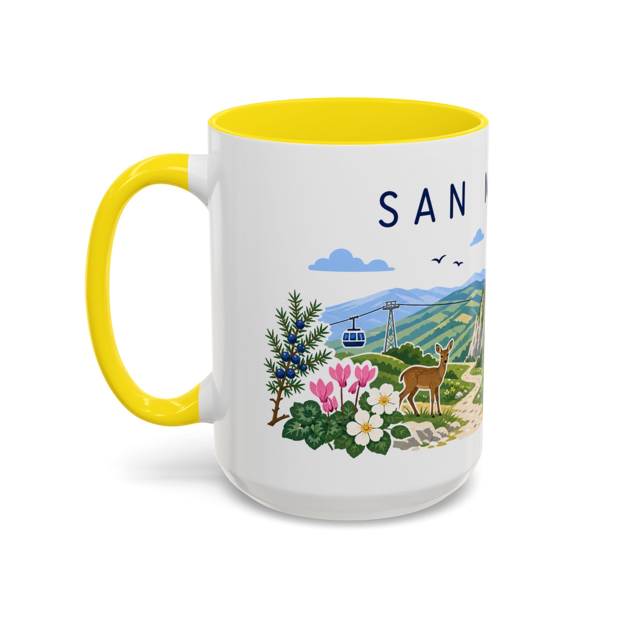 San Marino Coffee Mug | Travel Souvenir Accent Mug | Country Gift Ceramic Cup 11oz 15oz
