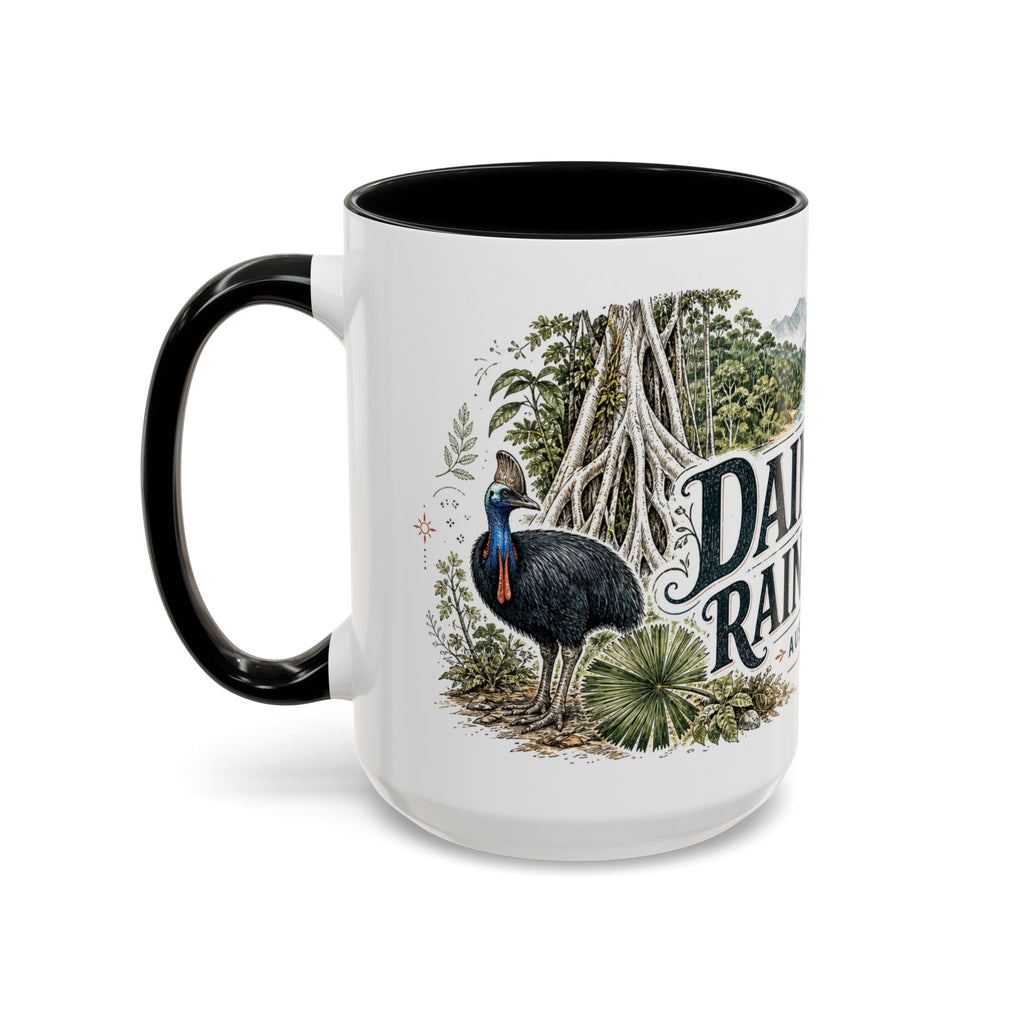 Daintree Rainforest Mug, Australia Travel Souvenir, Bucket List Gift, Accent Ceramic Coffee Mug 11oz 15oz