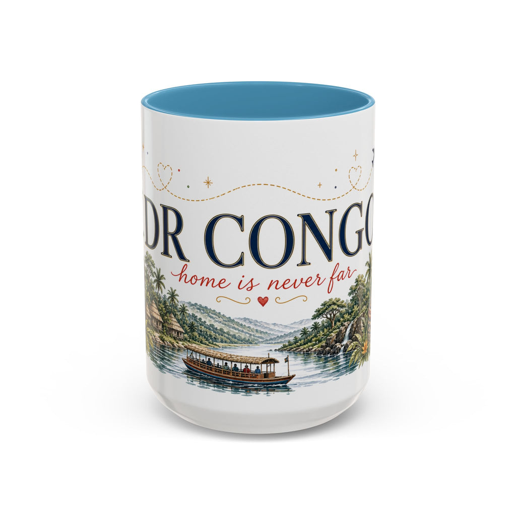 DR Congo Home Country Mug | Moving Away Gift | Long Distance Friendship | 11 oz 15 oz Accent Mug