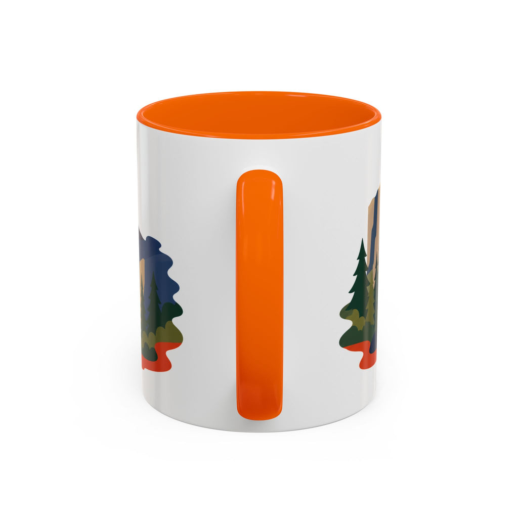 Yosemite Coffee Mug | Travel Destination Souvenir Gift | Accent Color Ceramic 11oz 15oz