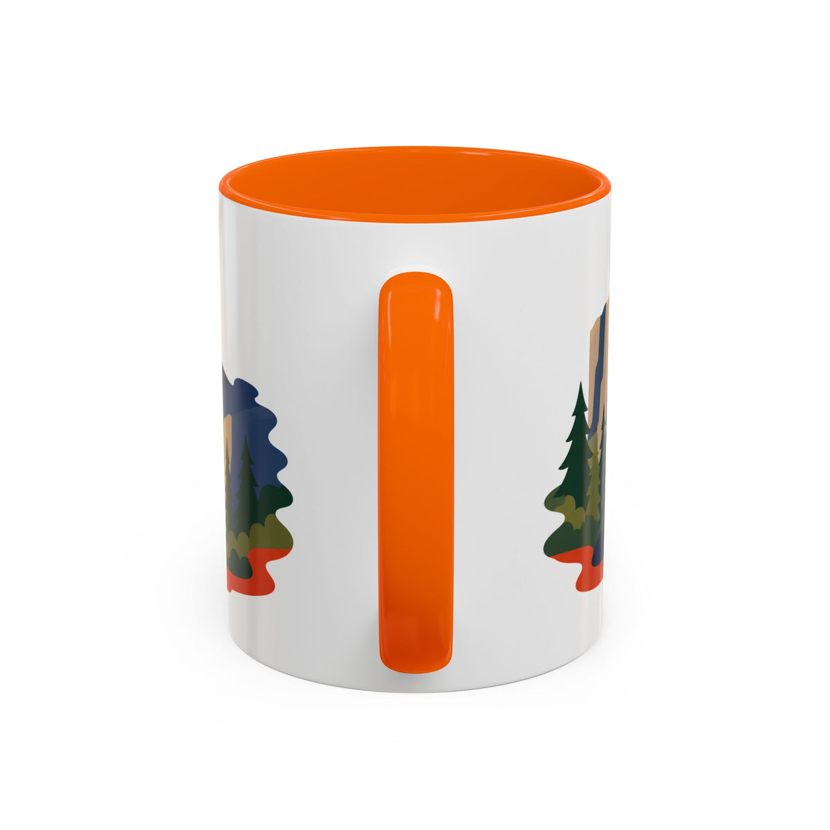Yosemite Coffee Mug | Travel Destination Souvenir Gift | Accent Color Ceramic 11oz 15oz