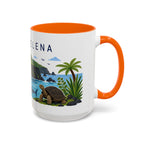 Saint Helena Coffee Mug | Travel Souvenir Accent Mug | Country Gift Ceramic Cup 11oz 15oz