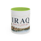 Iraq Home Country Mug | Moving Away Gift | Long Distance Friendship | 11 oz 15 oz Accent Mug