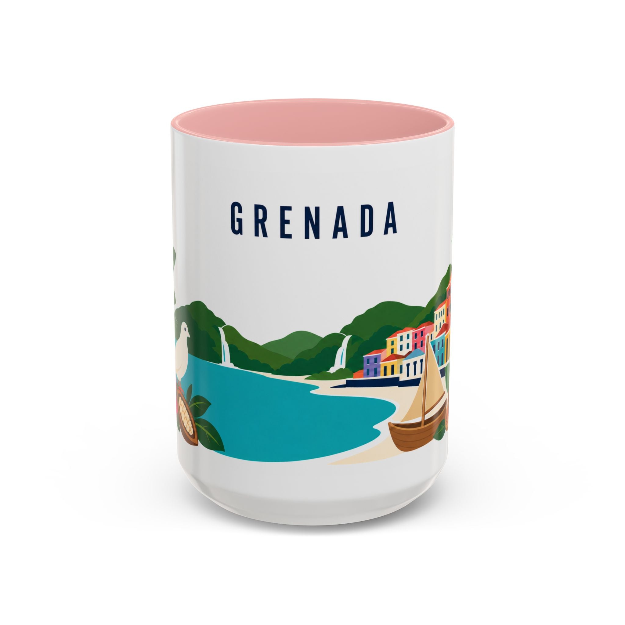 Grenada Coffee Mug | Travel Souvenir Accent Mug | Country Gift Ceramic Cup 11oz 15oz