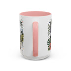 Easter Island Coffee Mug | Travel Destination Souvenir Gift | Accent Color Ceramic 11oz 15oz
