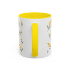 Kentucky Goldenrod Mug, State Flower Floral Coffee Cup, 11oz Botanical Gift