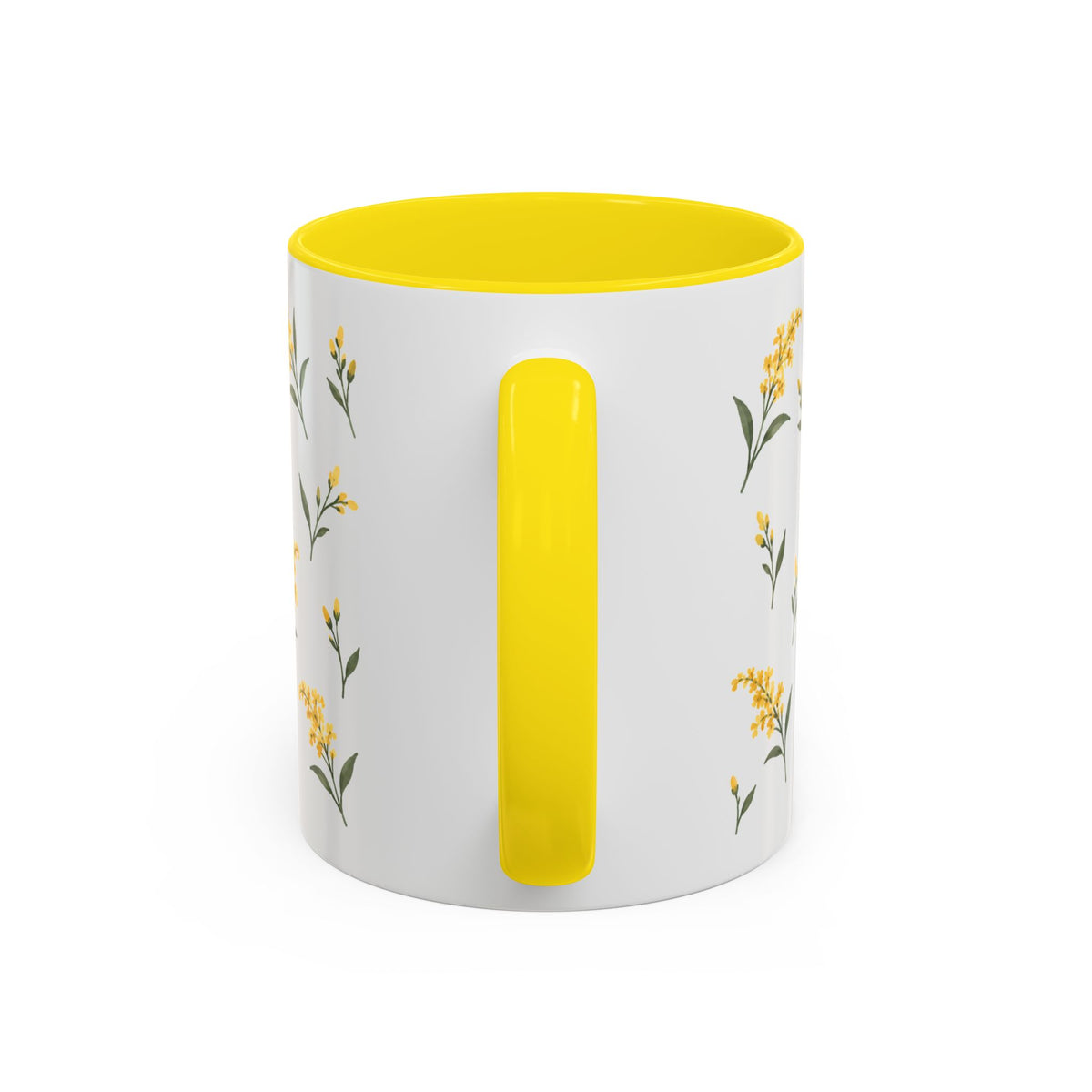 Kentucky Goldenrod Mug, State Flower Floral Coffee Cup, 11oz Botanical Gift