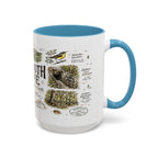 Mammoth Cave National Park Coffee Mug | Kentucky Cave Exploration Hiking Gift | Accent Color Ceramic 11oz 15oz