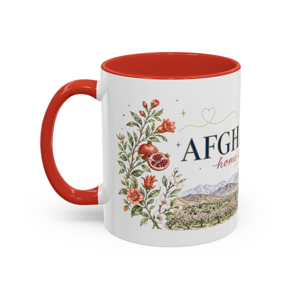 Afghanistan Home Country Mug | Moving Away Gift | Long Distance Friendship | 11 oz 15 oz Accent Mug