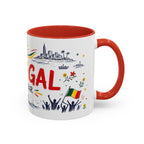 Senegal Soccer Coffee Mug | World Cup Fan Gift | Accent Color Ceramic 11oz 15oz Match Day Cup