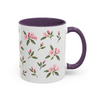 Washington Coast rhododendron Mug, State Flower Floral Coffee Cup, 11oz Botanical Gift