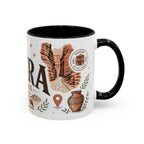 Petra Coffee Mug | Travel Destination Souvenir Gift | Accent Color Ceramic 11oz 15oz