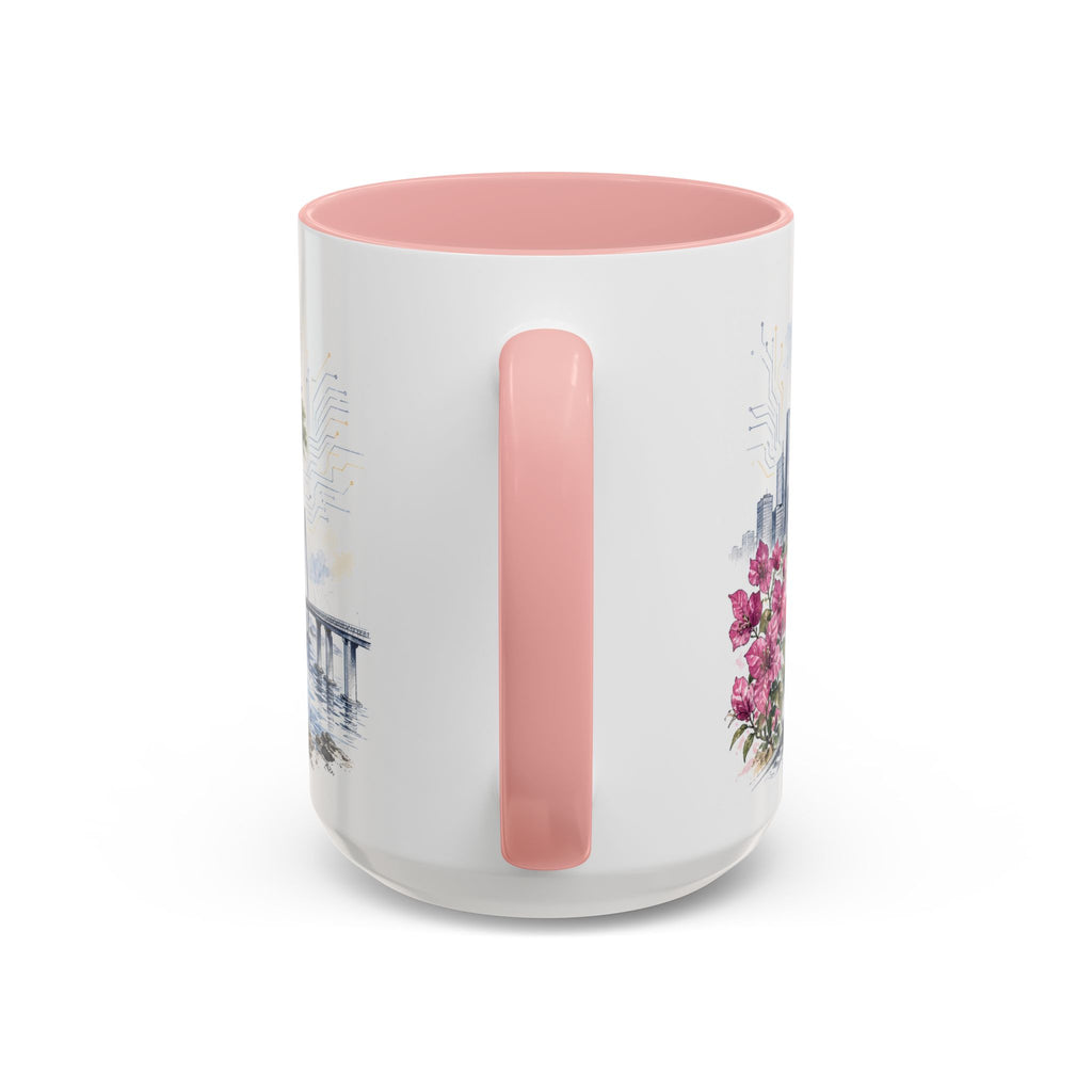 Shenzhen Coffee Mug | China Travel Souvenir | Vintage Illustrated City Gift | 11 oz 15 oz Accent Mug