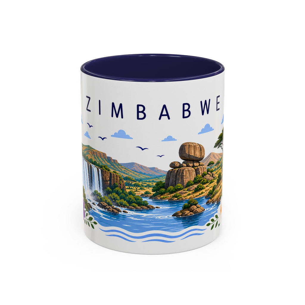 Zimbabwe Coffee Mug | Travel Souvenir Accent Mug | Place Gift Ceramic Cup 11oz 15oz