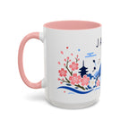 Japan Coffee Mug | Travel Souvenir Accent Mug | Country Gift Ceramic Cup 11oz 15oz