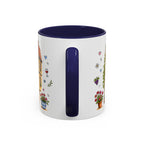 Colmar Illustrated Travel Mug | France Souvenir Accent Coffee Mug | 11oz 15oz Ceramic Cup