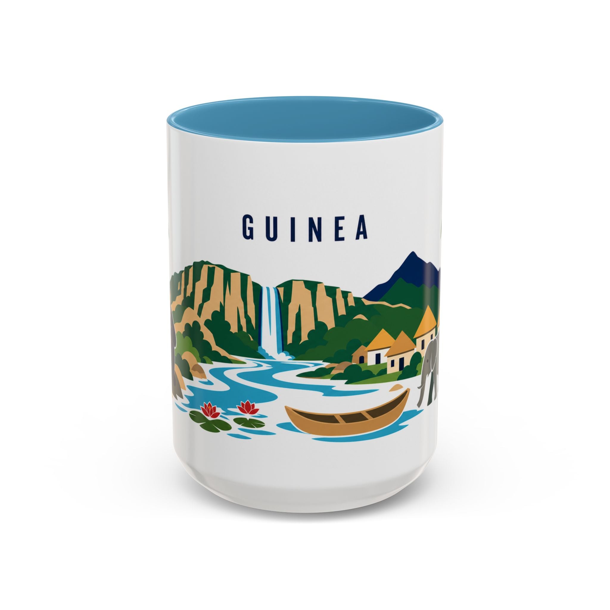 Guinea Coffee Mug | Travel Souvenir Accent Mug | Country Gift Ceramic Cup 11oz 15oz