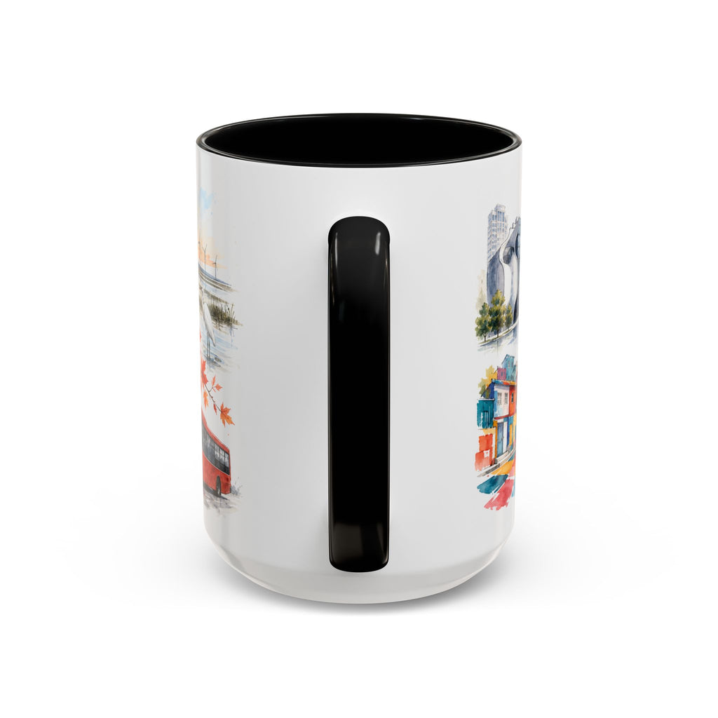 Taichung Coffee Mug | Taiwan Travel Souvenir | Vintage Illustrated City Gift | 11 oz 15 oz Accent Mug