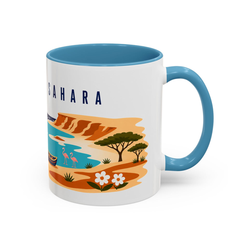 Western Sahara Coffee Mug | Travel Souvenir Accent Mug | Country Gift Ceramic Cup 11oz 15oz