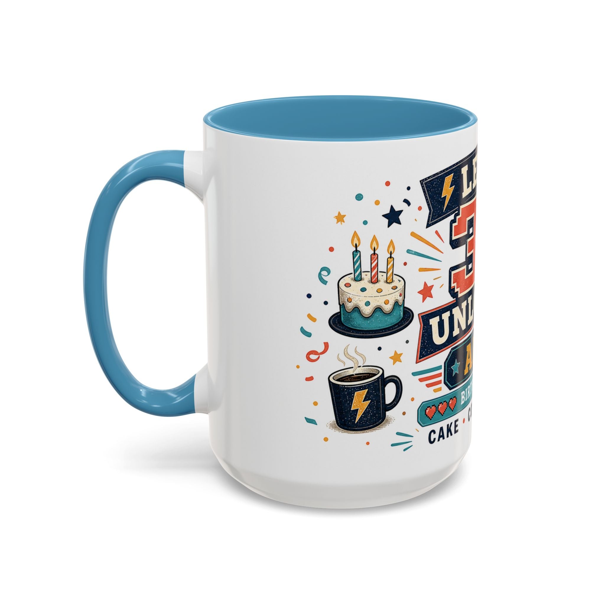 Custom Gamer Birthday Mug | Level Unlocked Name Age Coffee Cup