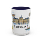 Bordeaux Illustrated Travel Mug | City Souvenir Accent Coffee Mug | 11oz 15oz Ceramic Cup