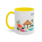 Punta Cana Coffee Mug | Dominican Republic Travel Souvenir | Porcelain Decal City Gift | 11oz 15oz Accent Mug
