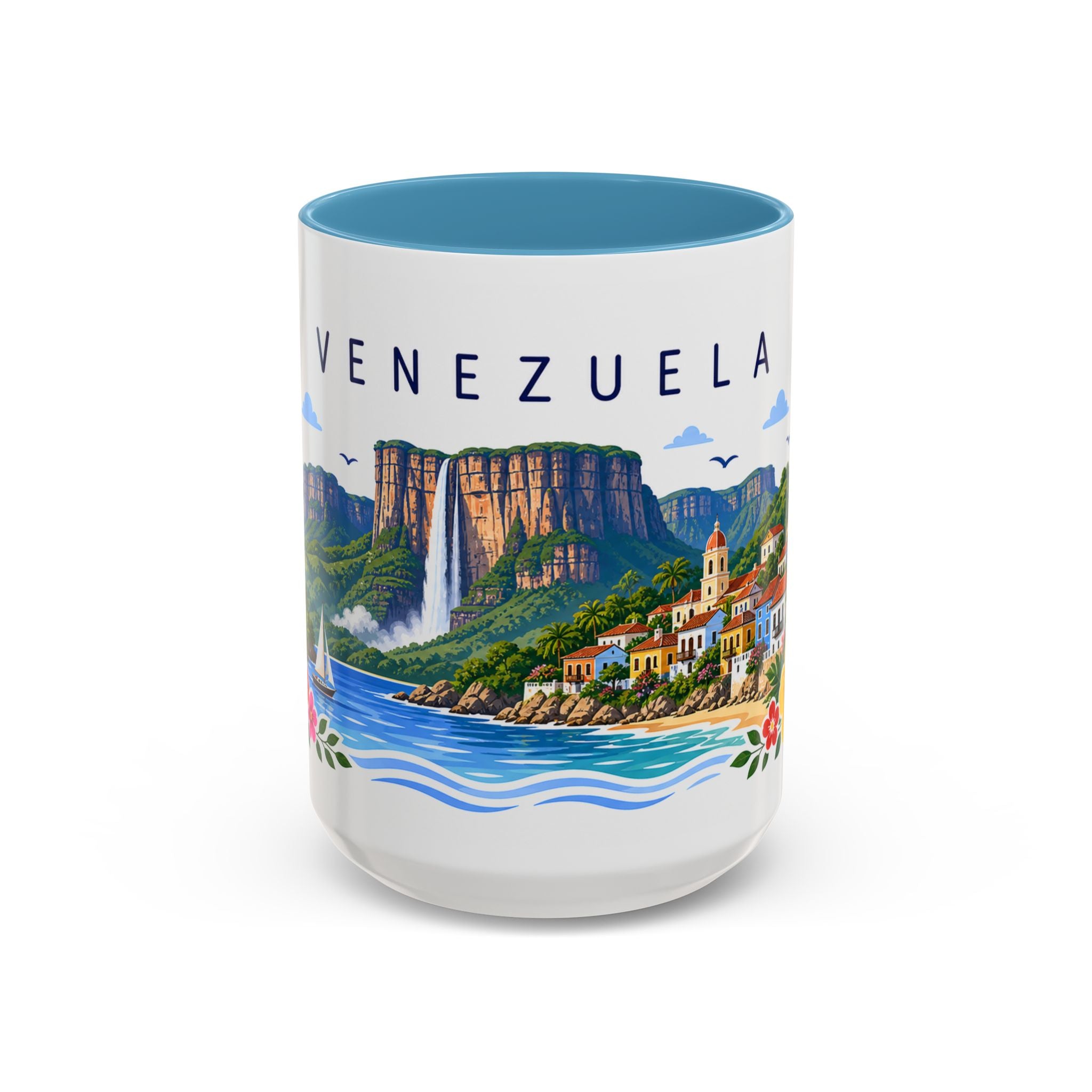 Venezuela Coffee Mug | Travel Souvenir Accent Mug | Place Gift Ceramic Cup 11oz 15oz