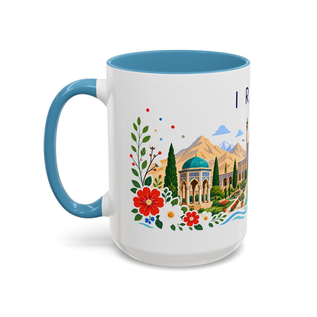 Iran Coffee Mug | Travel Souvenir Accent Mug | Place Gift Ceramic Cup 11oz 15oz