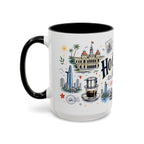 Ho Chi Minh City Coffee Mug | Vietnam Souvenir Travel Gift | Accent Color Ceramic 11oz 15oz