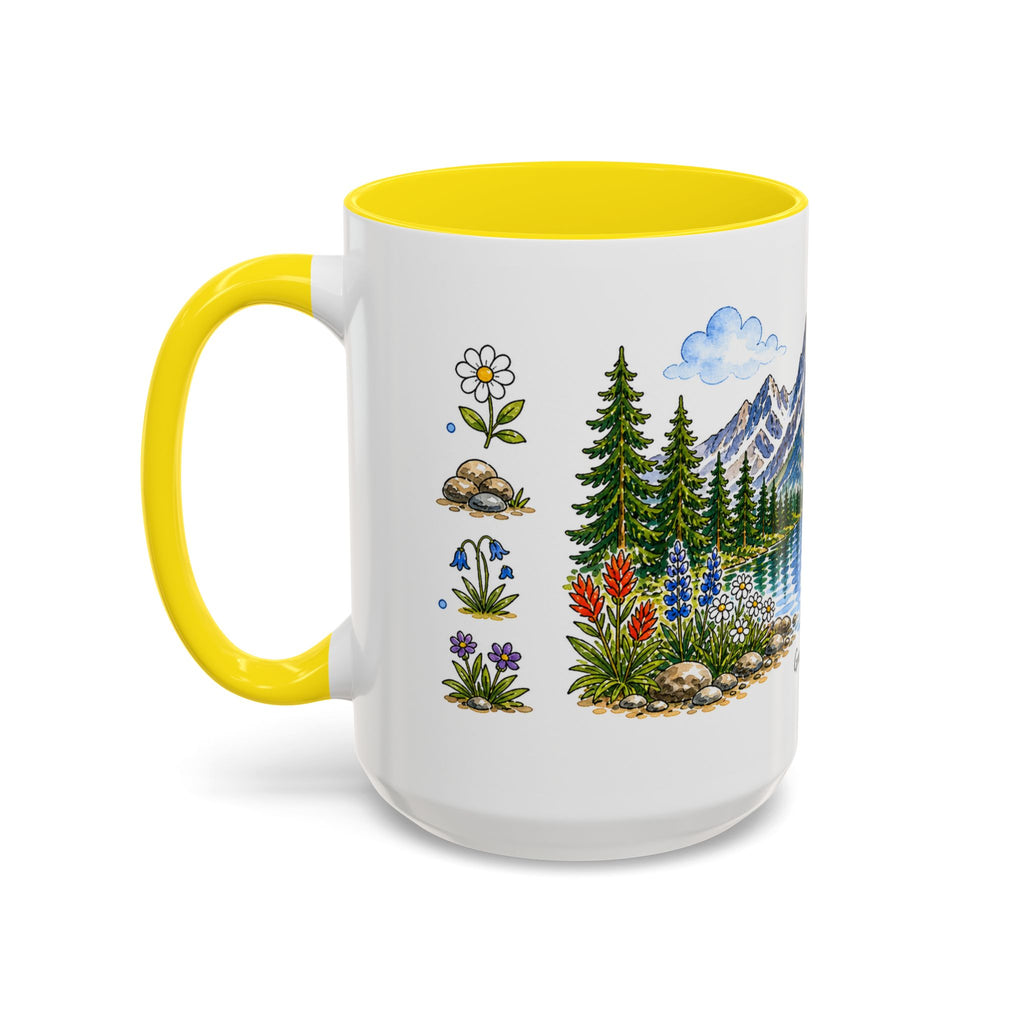 Grand Teton National Park Mug | US Travel Souvenir Accent Coffee Mug | 11oz 15oz Ceramic Cup