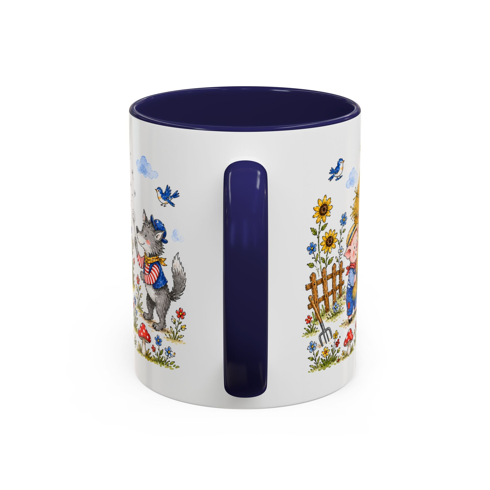 Three Little Pigs Mug | Storybook Fairy Tale Accent Coffee Mug | EveryLegend
