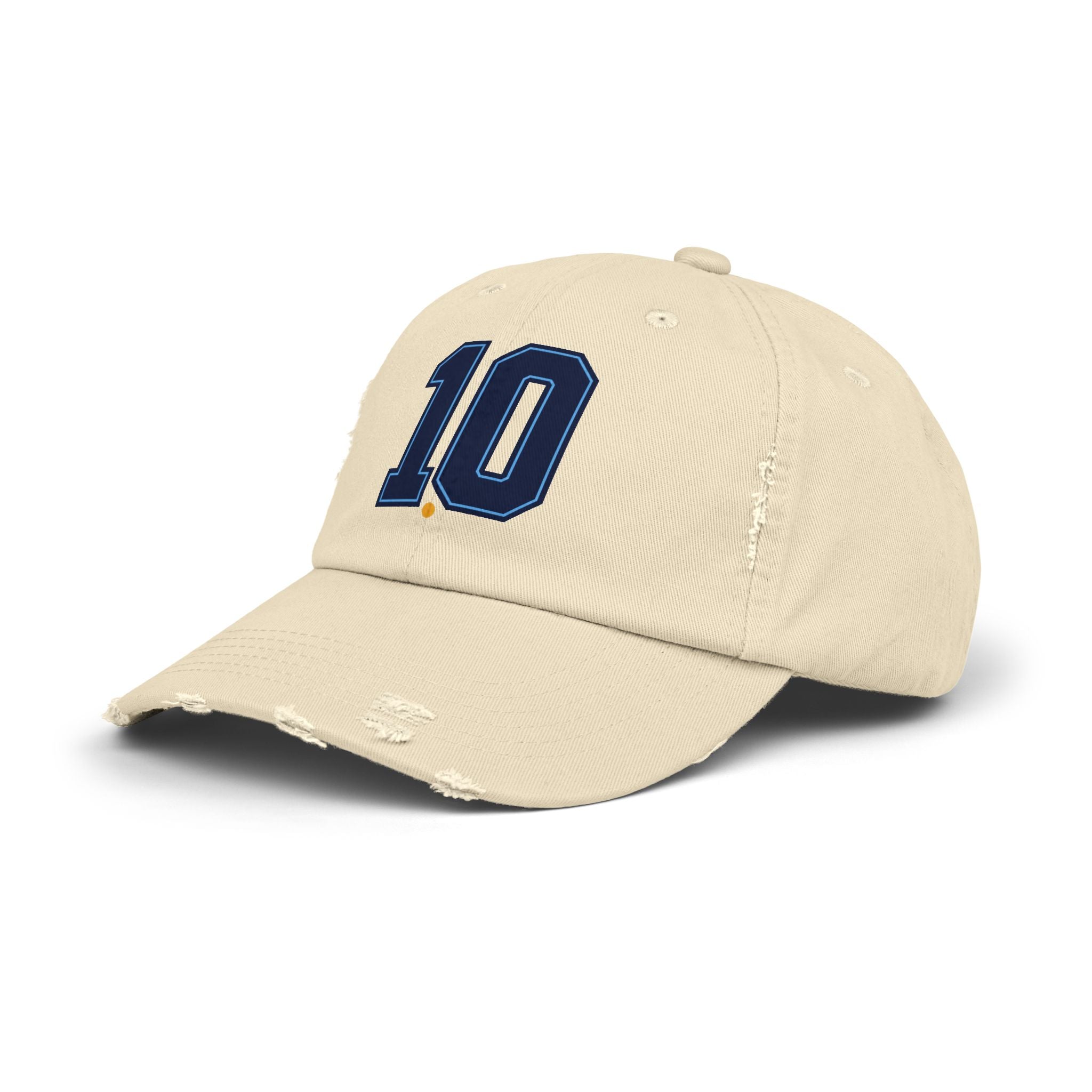 Minimal No 10 Soccer Hat | Argentina Fan Cap | 10 Soccer Supporter Cap