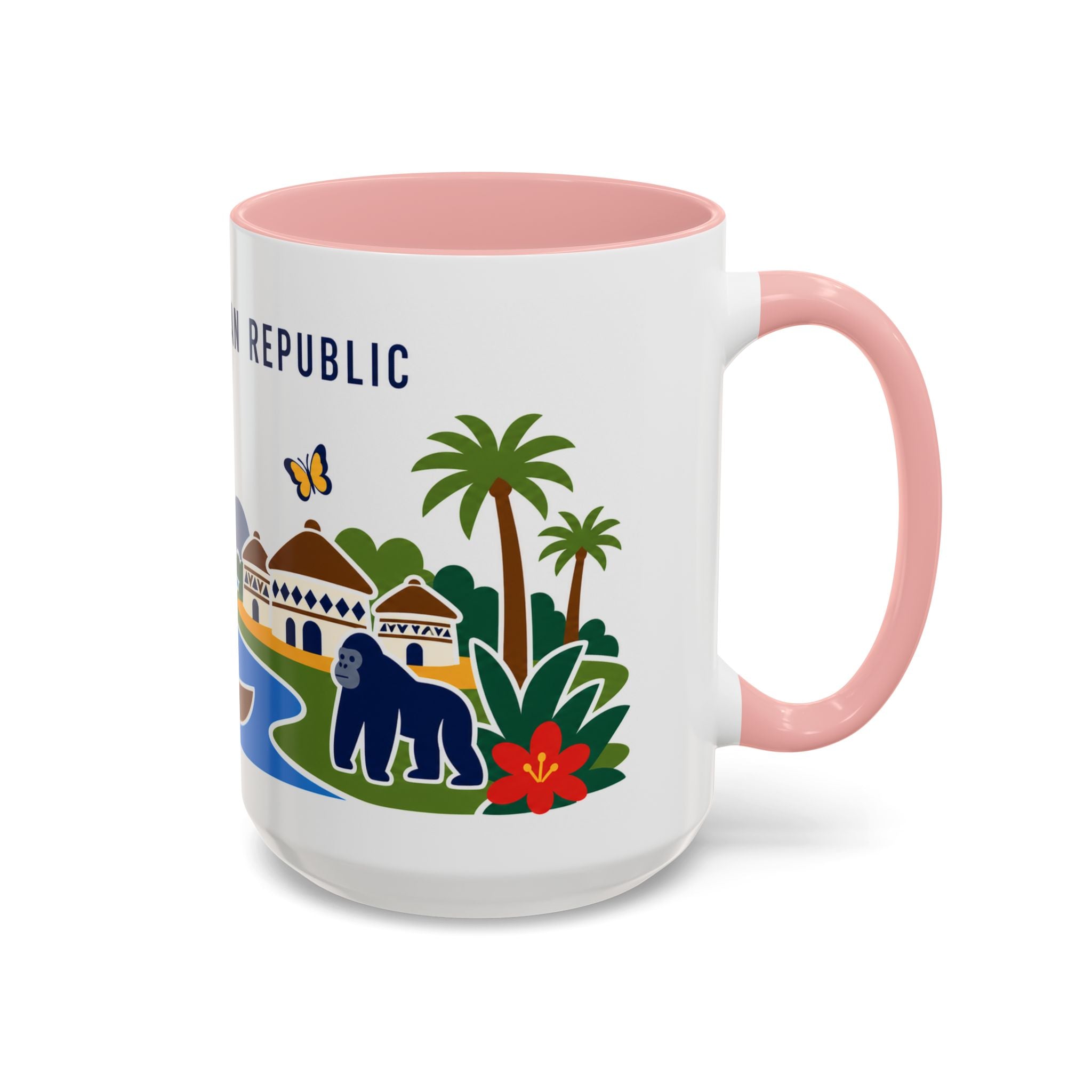 Central African Republic Coffee Mug | Travel Souvenir Accent Mug | Country Gift Ceramic Cup 11oz 15oz