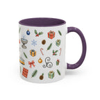 Budapest Christmas Mug | Watercolor City Souvenir | Ceramic Coffee Cup (11oz 15oz)