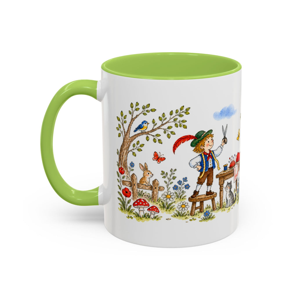 The Brave Little Tailor Mug | Storybook Fairy Tale Accent Coffee Mug | EveryLegend