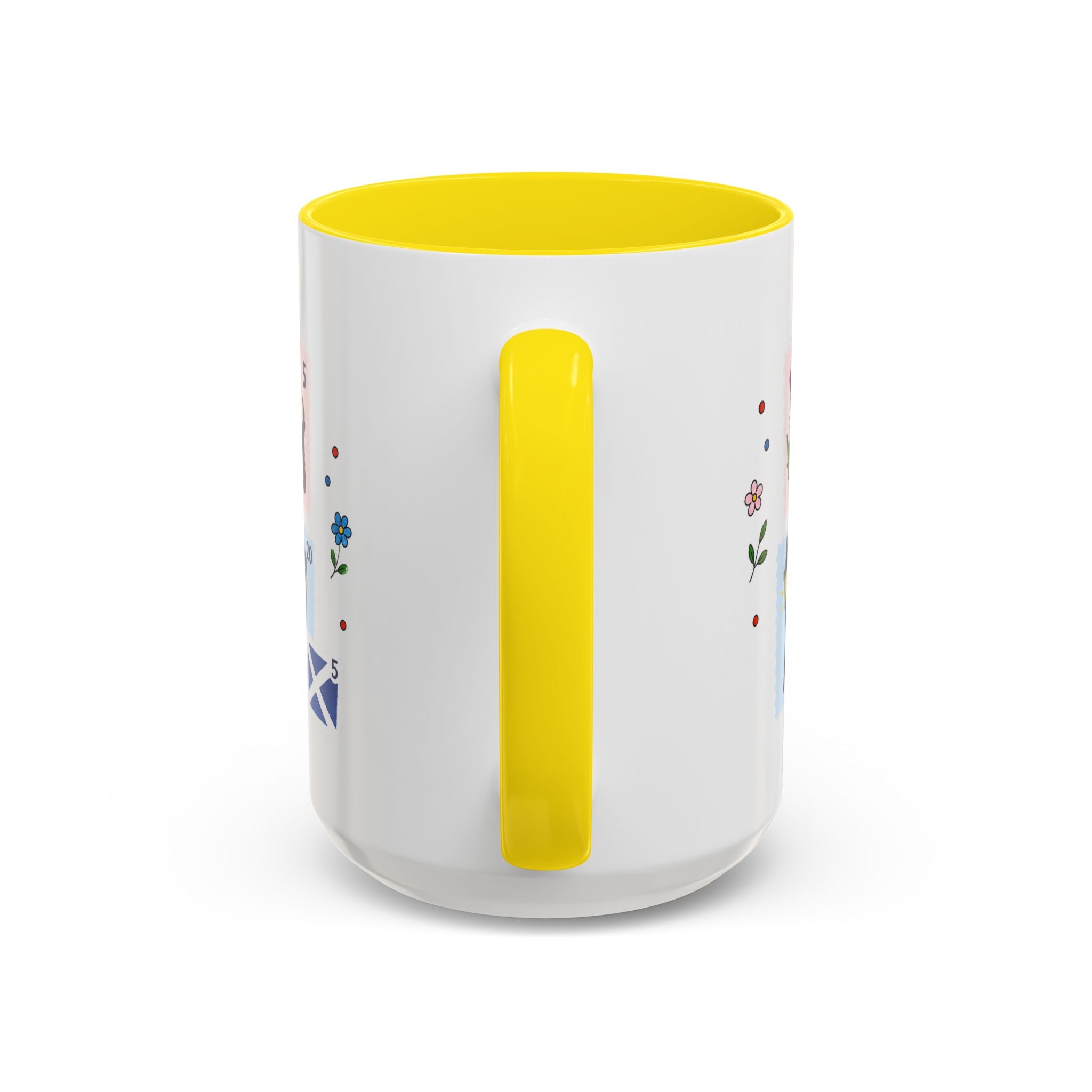 Edinburgh Coffee Mug | Postage Stamp Collage Mug | Travel Souvenir Accent Cup 11oz 15oz