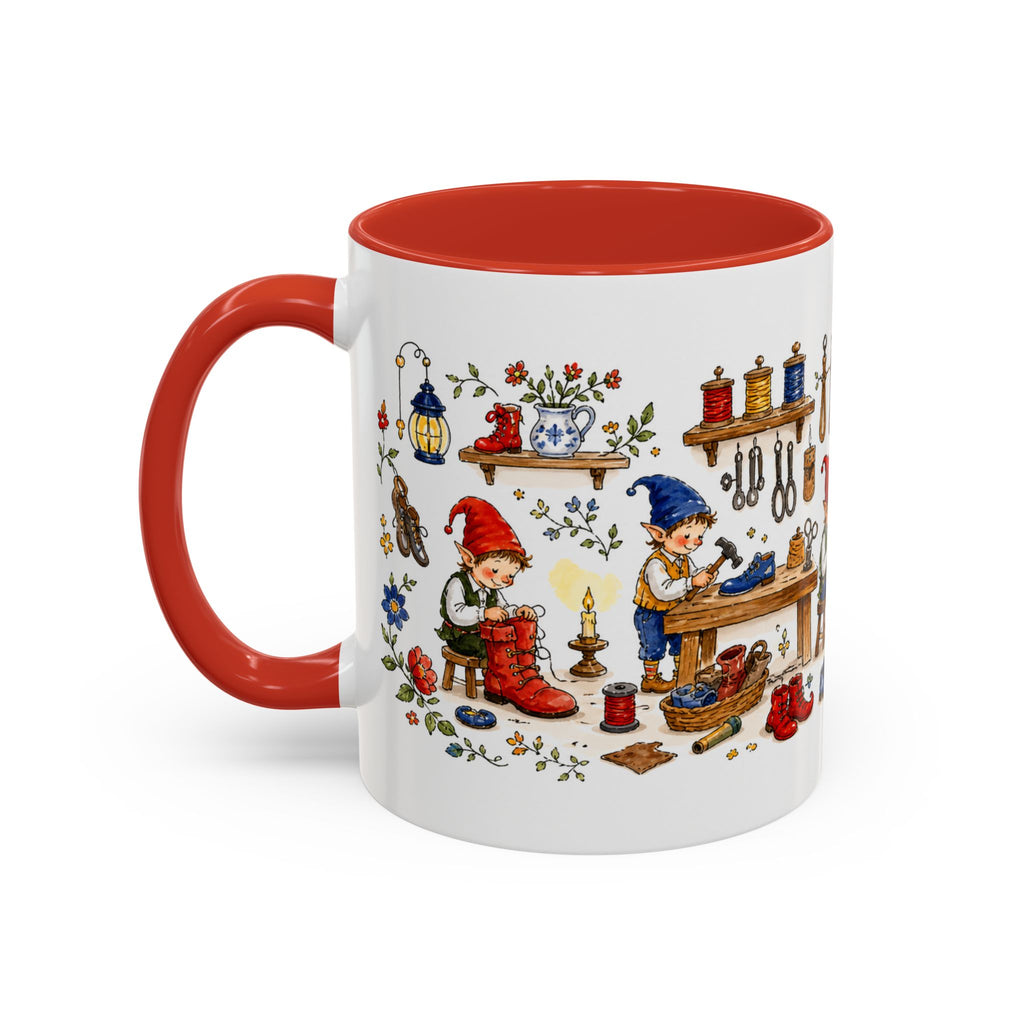 Elves and the Shoemaker Mug | Storybook Accent Coffee Mug | EveryLegend