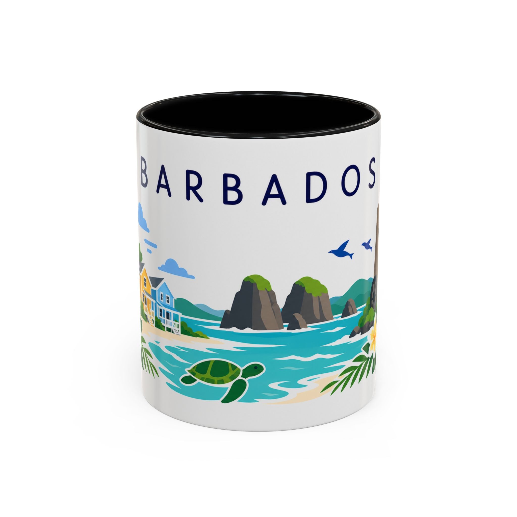 Barbados Coffee Mug | Travel Souvenir Accent Mug | Country Gift Ceramic Cup 11oz 15oz