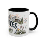 Dolomites Coffee Mug | Travel Destination Souvenir Gift | Accent Color Ceramic 11oz 15oz