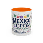 Mexico City Coffee Mug | Mexico Souvenir Travel Gift | Accent Color Ceramic 11oz 15oz