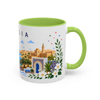 Tunisia Coffee Mug | Travel Souvenir Accent Mug | Place Gift Ceramic Cup 11oz 15oz