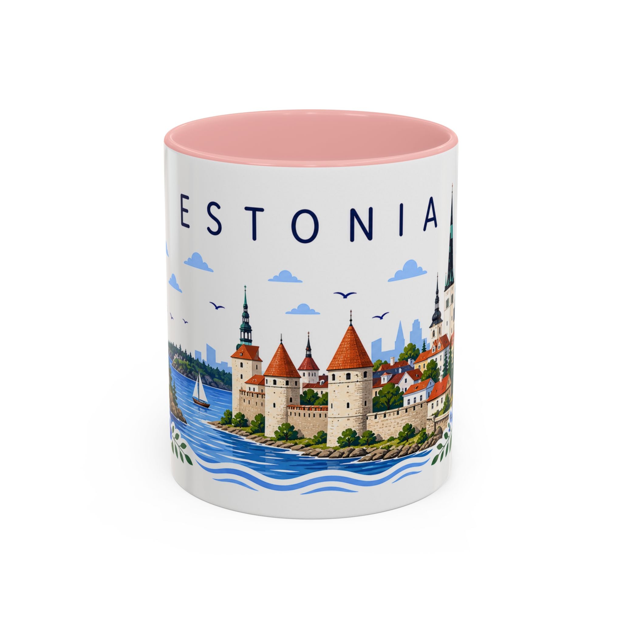 Estonia Coffee Mug | Travel Souvenir Accent Mug | Place Gift Ceramic Cup 11oz 15oz