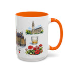 Lille Illustrated Travel Mug | City Souvenir Accent Coffee Mug | 11oz 15oz Ceramic Cup