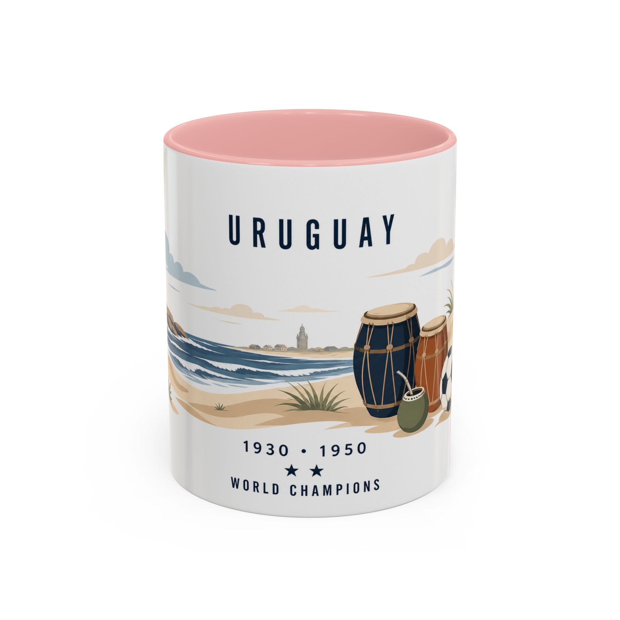 Uruguay World Champions Mug | Two Time Soccer Champion Gift | Uruguayan Football Fan Cup | 1930 1950 | 11oz 15oz Accent Mug