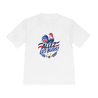 France Soccer T Shirt, Allez Les Bleus Tee, World Football Fan Shirt, Moisture Wicking Sport Tee