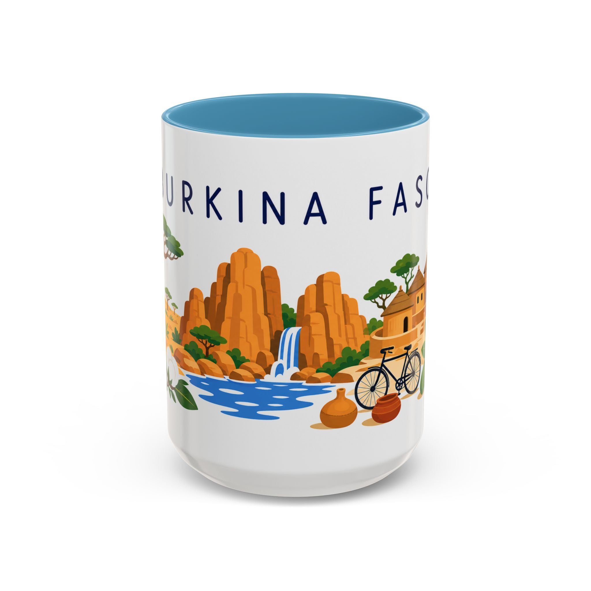 Burkina Faso Coffee Mug | Travel Souvenir Accent Mug | Country Gift Ceramic Cup 11oz 15oz